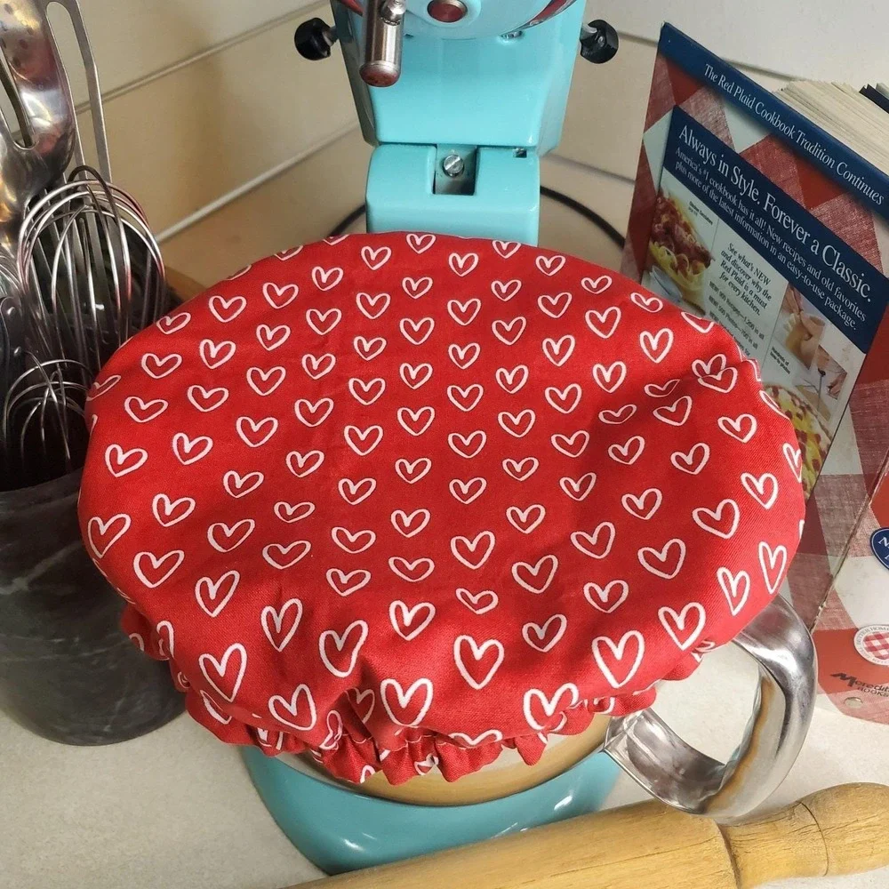 Christmas Betty Boop Reversible KitchenAid Mixer Mixing Bowl Cover Bread Baking